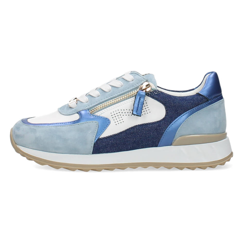 Blauwe sneakers