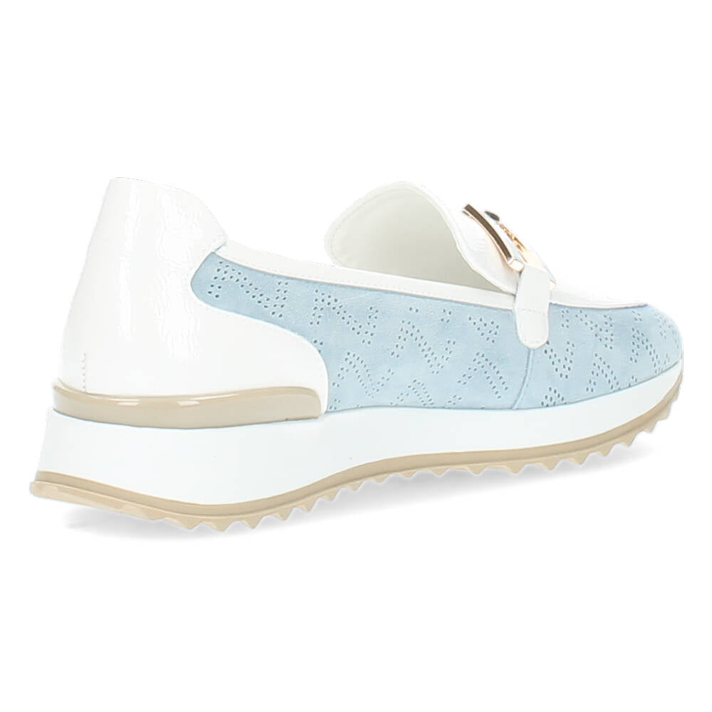 Blauwe loafers