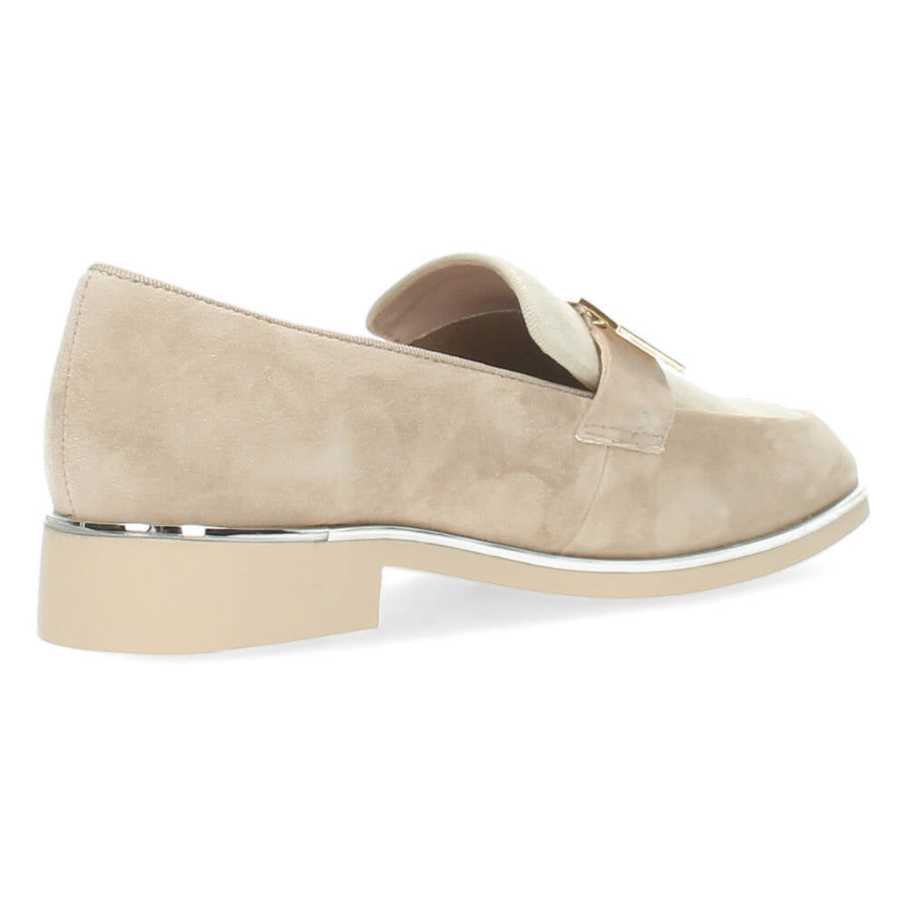 Beige loafers