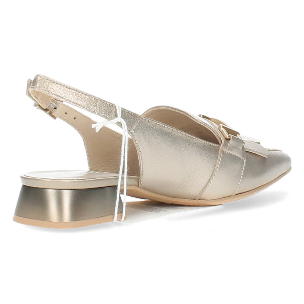 Gouden slingbacks