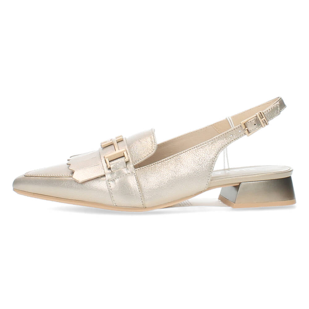 Gouden slingbacks