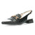 Zwart/Witte slingbacks