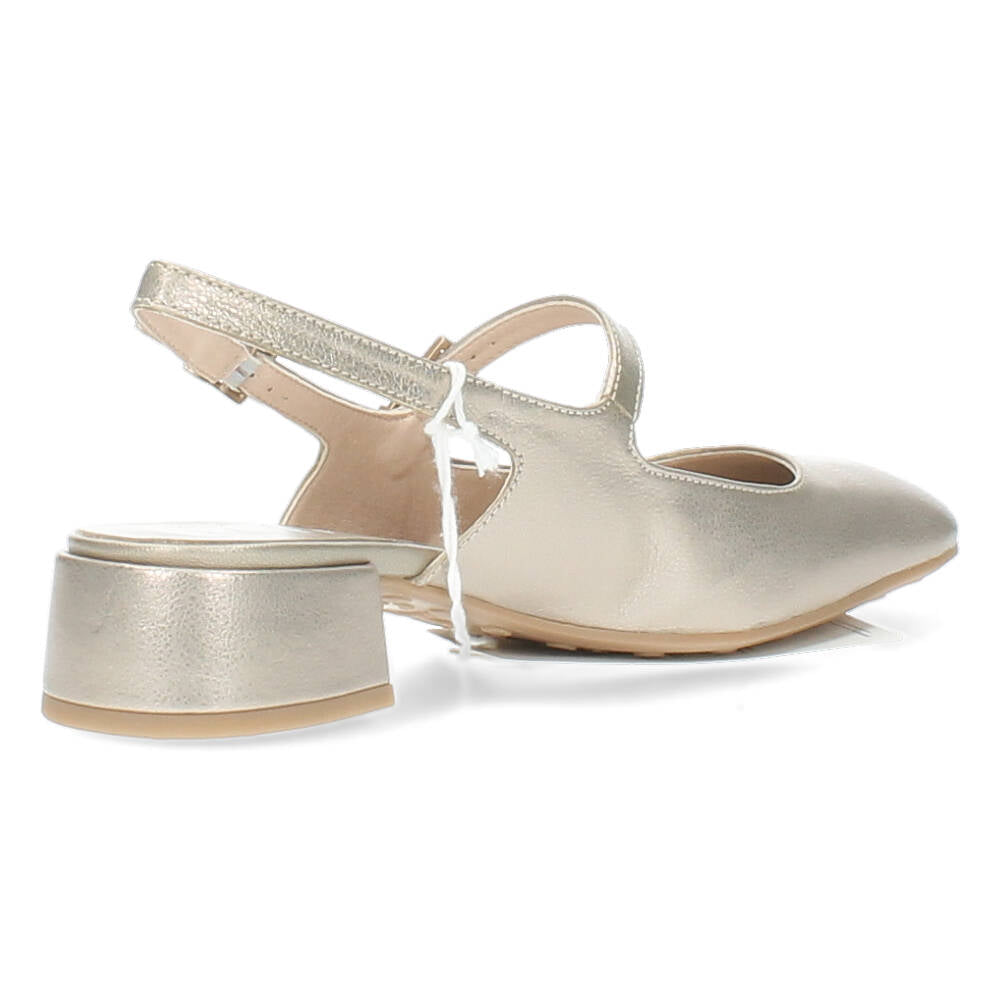 Gouden slingbacks