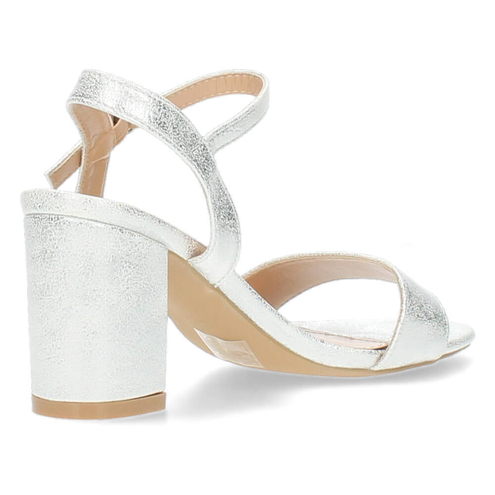 Zilveren sandalen