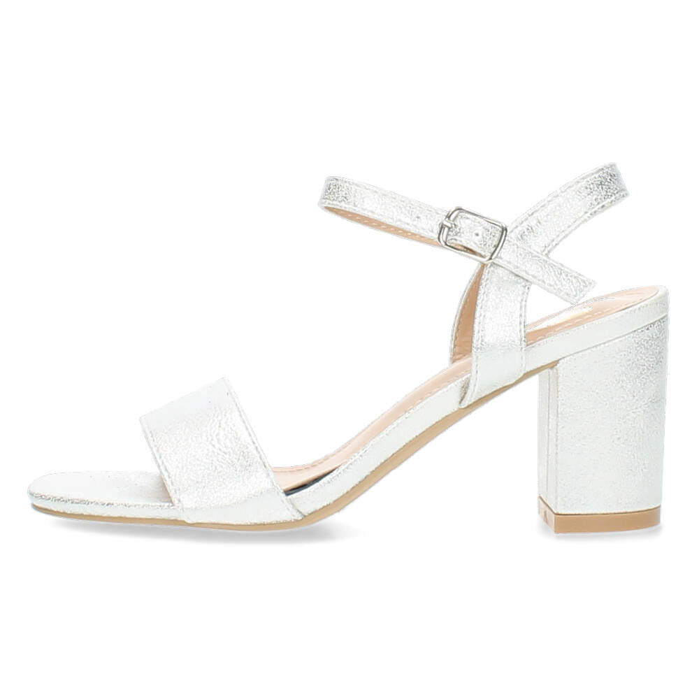 Zilveren sandalen