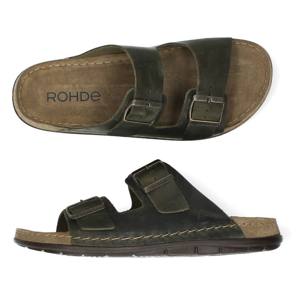 Khaki slippers