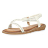 Witte sandalen