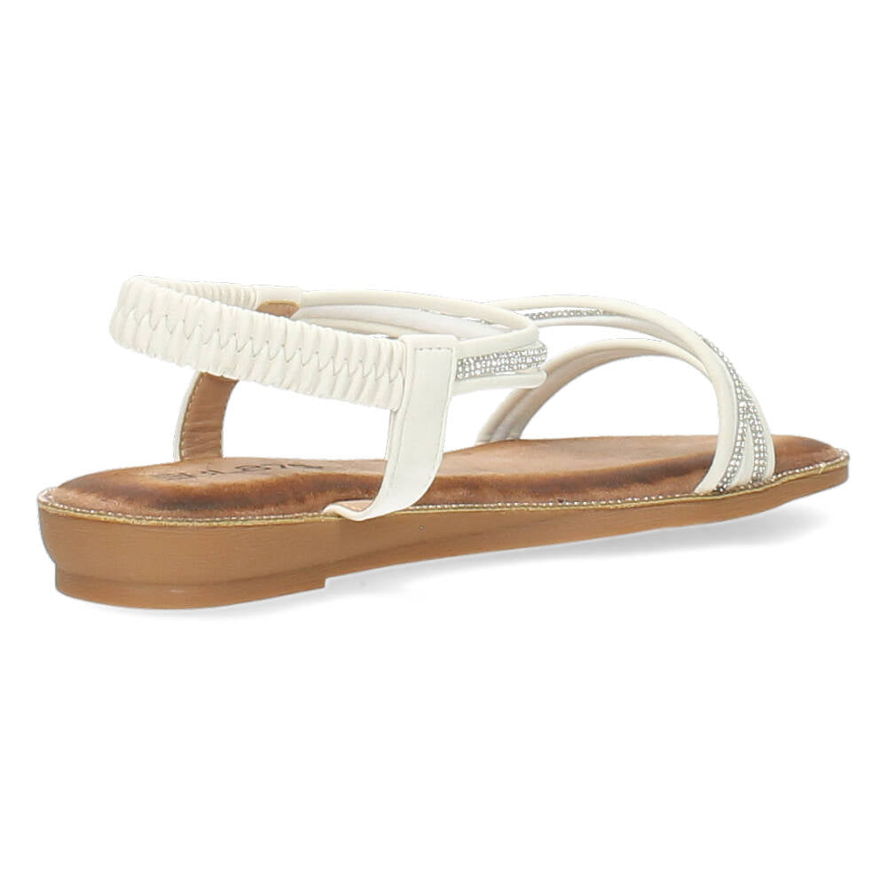 Witte sandalen