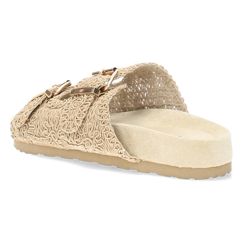 Beige slippers