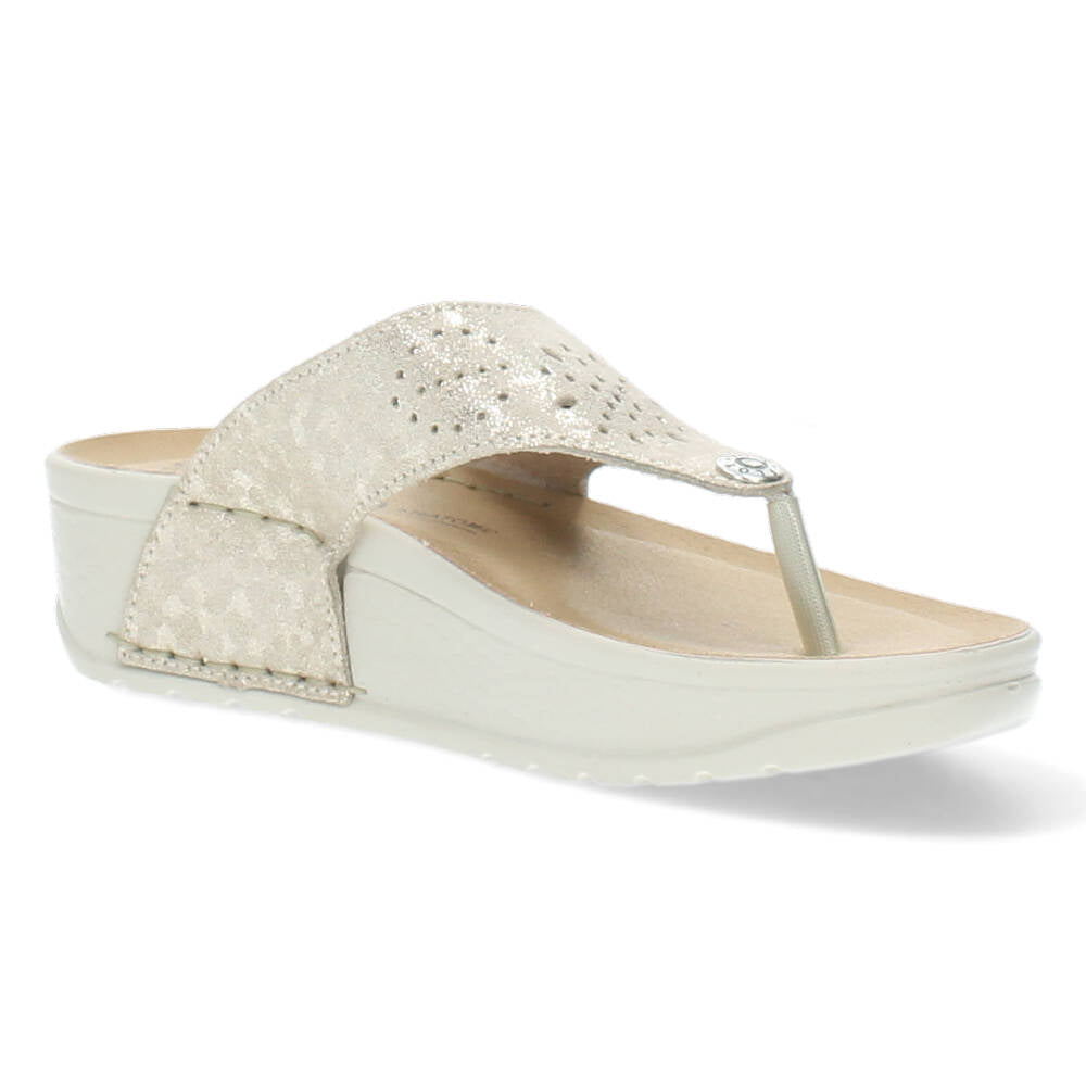 Beige slippers