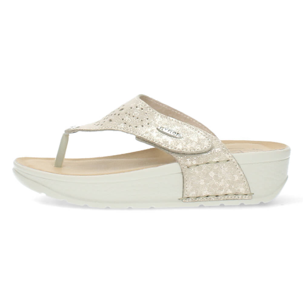 Beige slippers