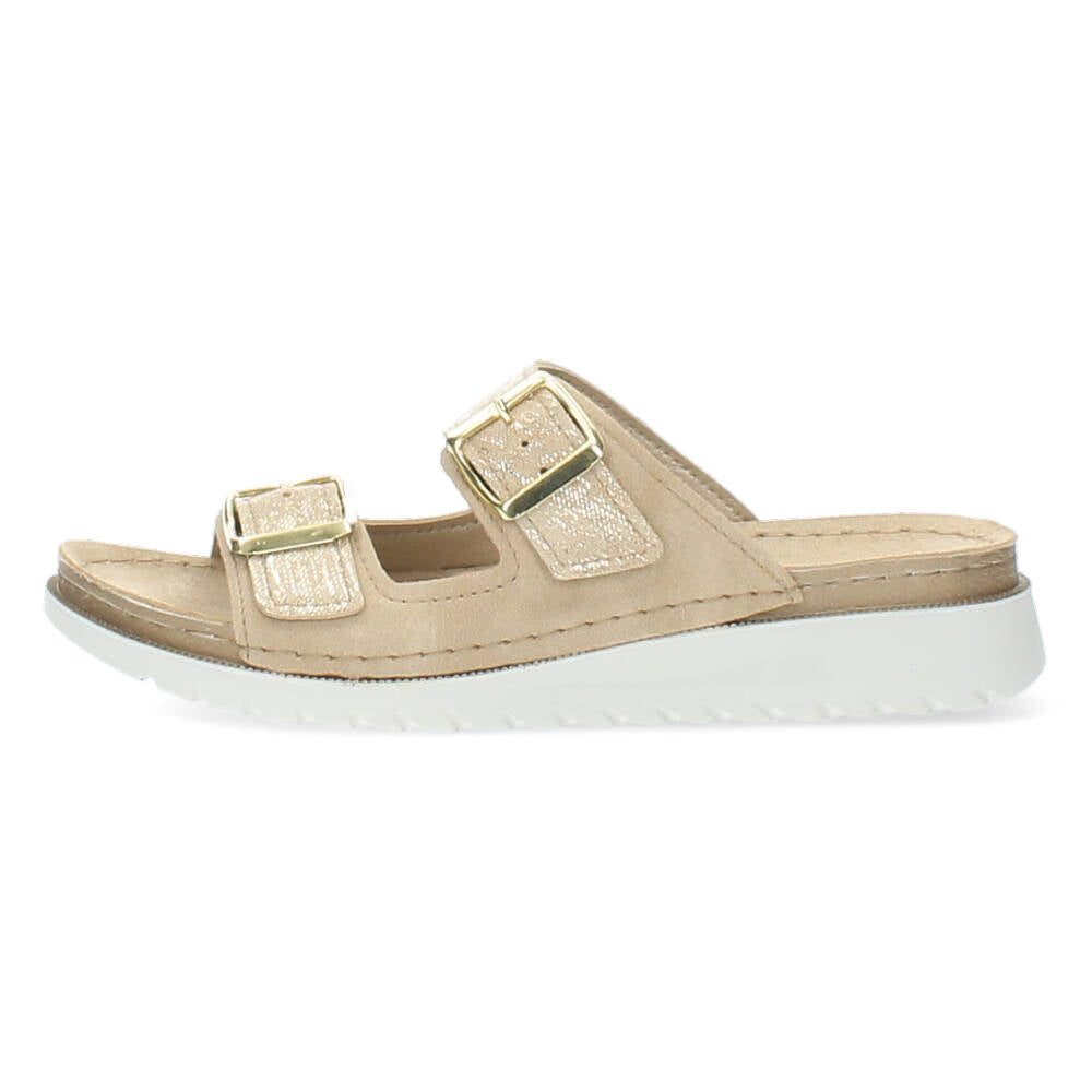Metallic slippers