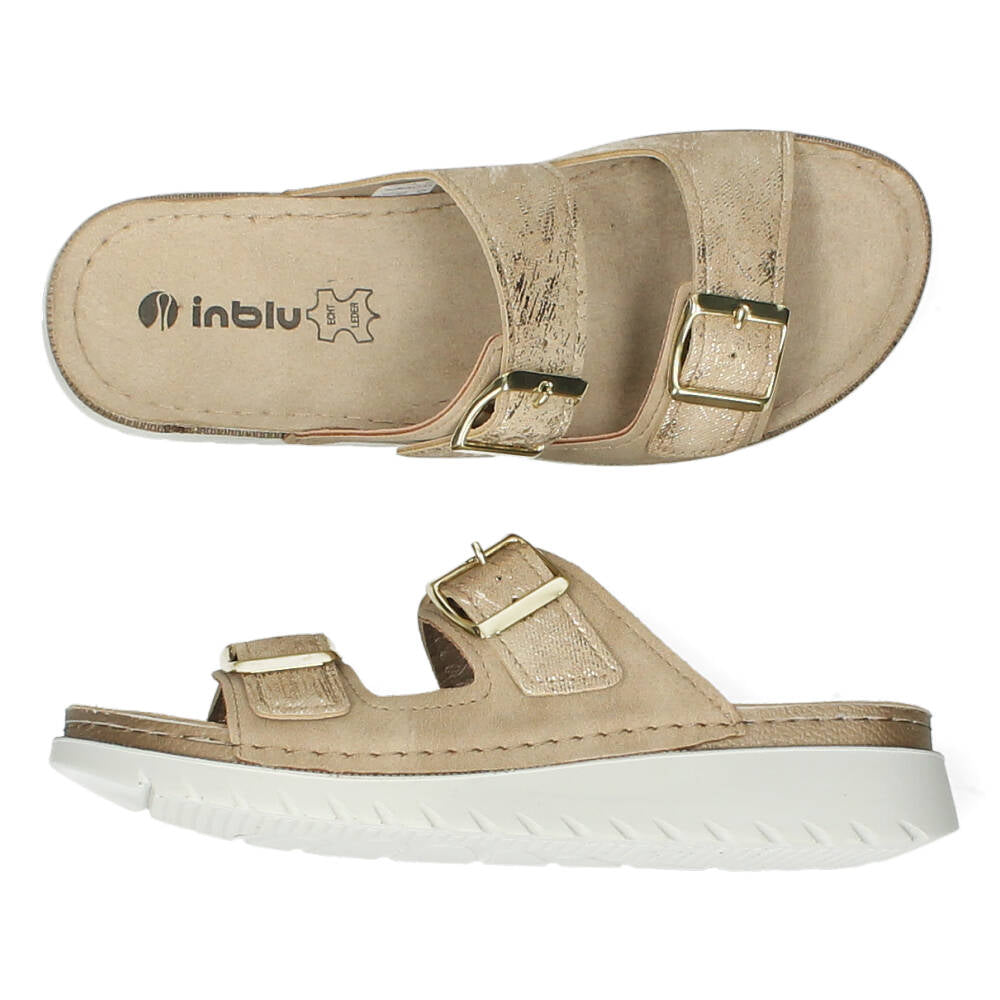 Metallic slippers