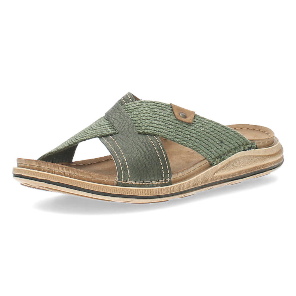 Khaki slippers