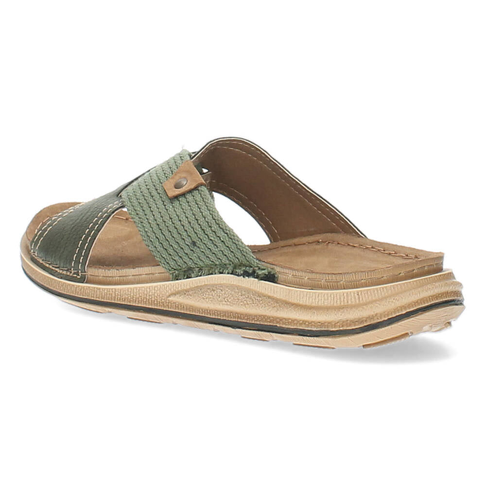 Khaki slippers
