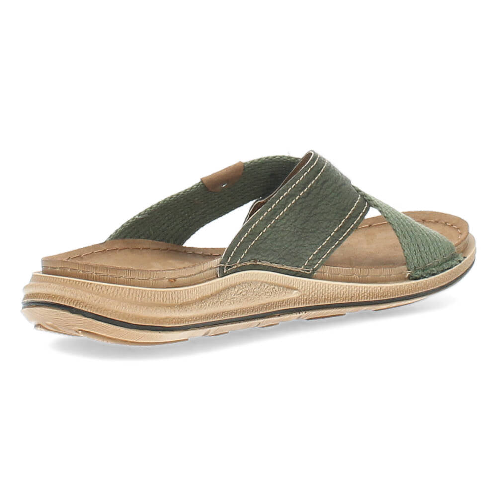 Khaki slippers