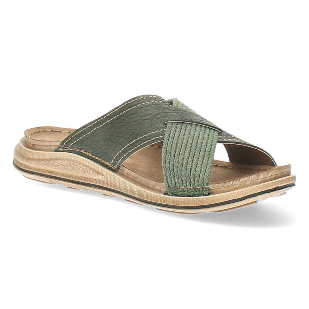 Khaki slippers