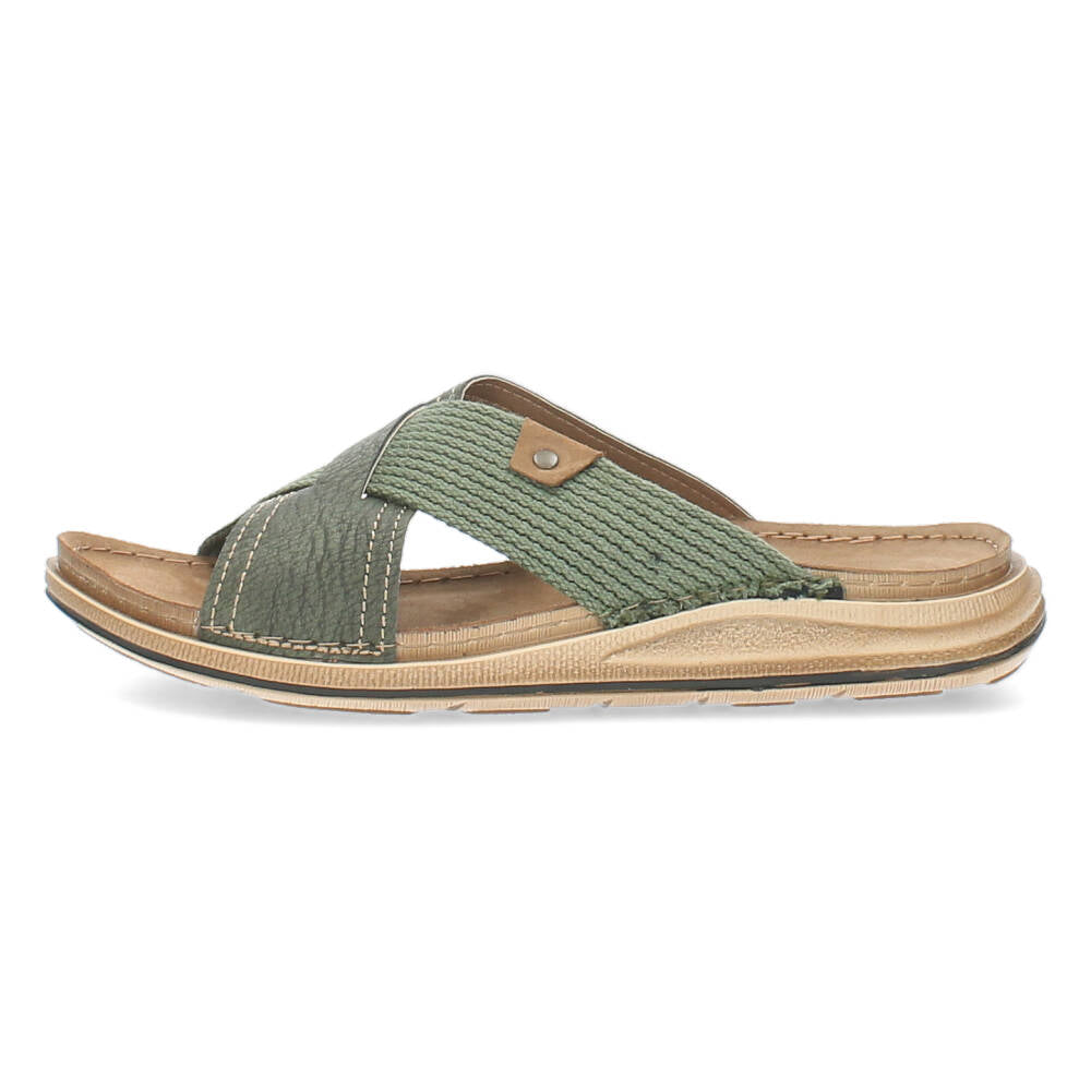 Khaki slippers