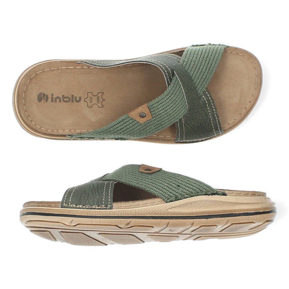 Khaki slippers
