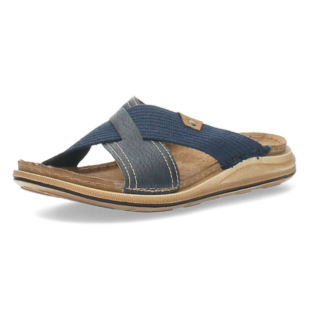 Blauwe slippers