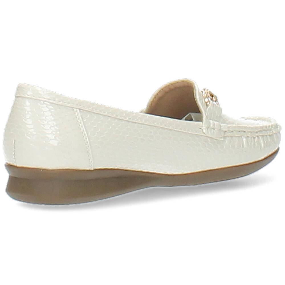 witte mocassin