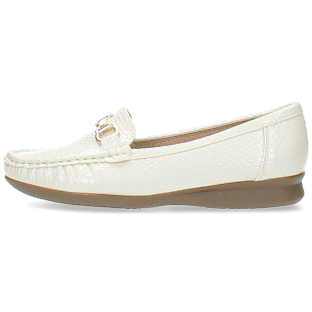 witte mocassin
