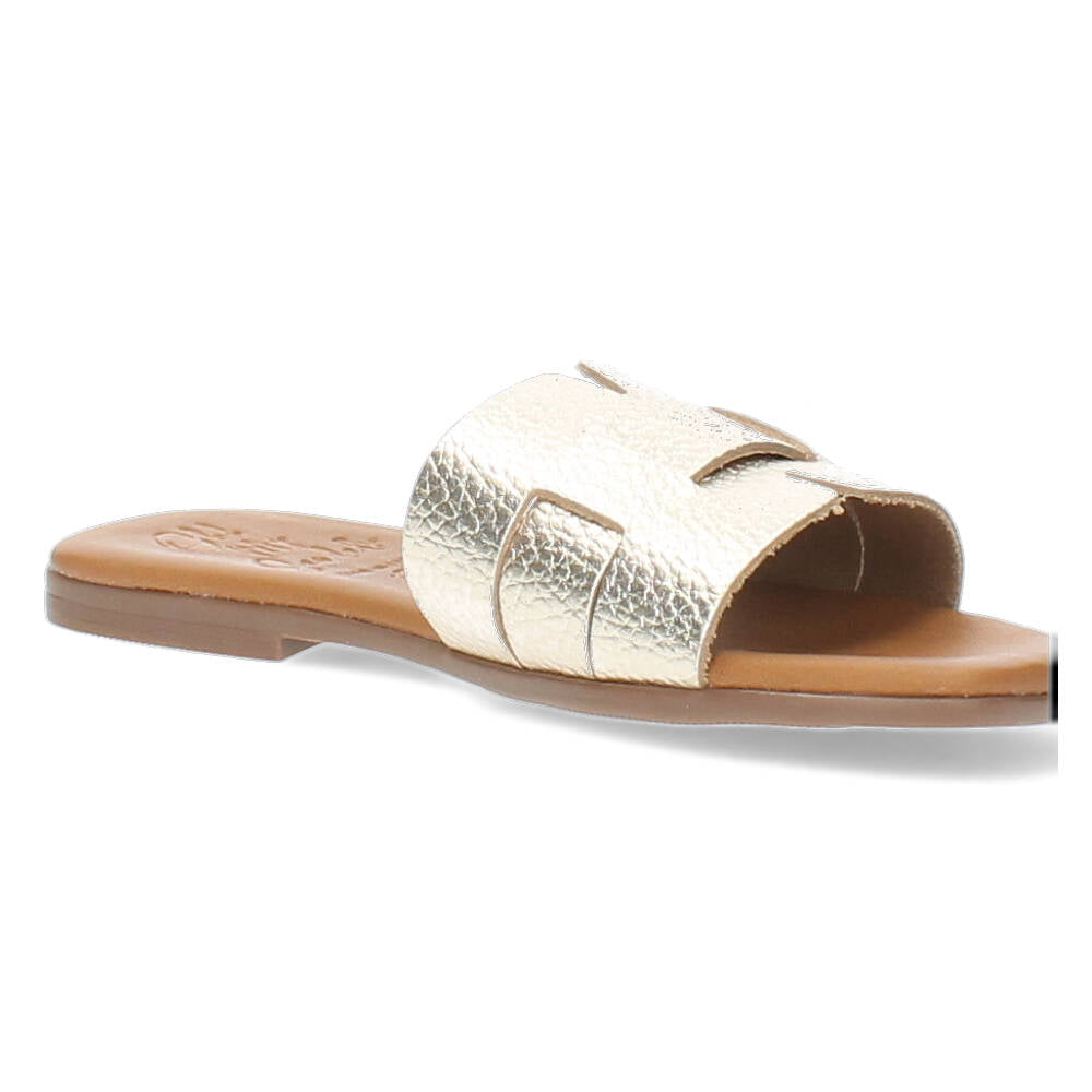 Metallic slippers