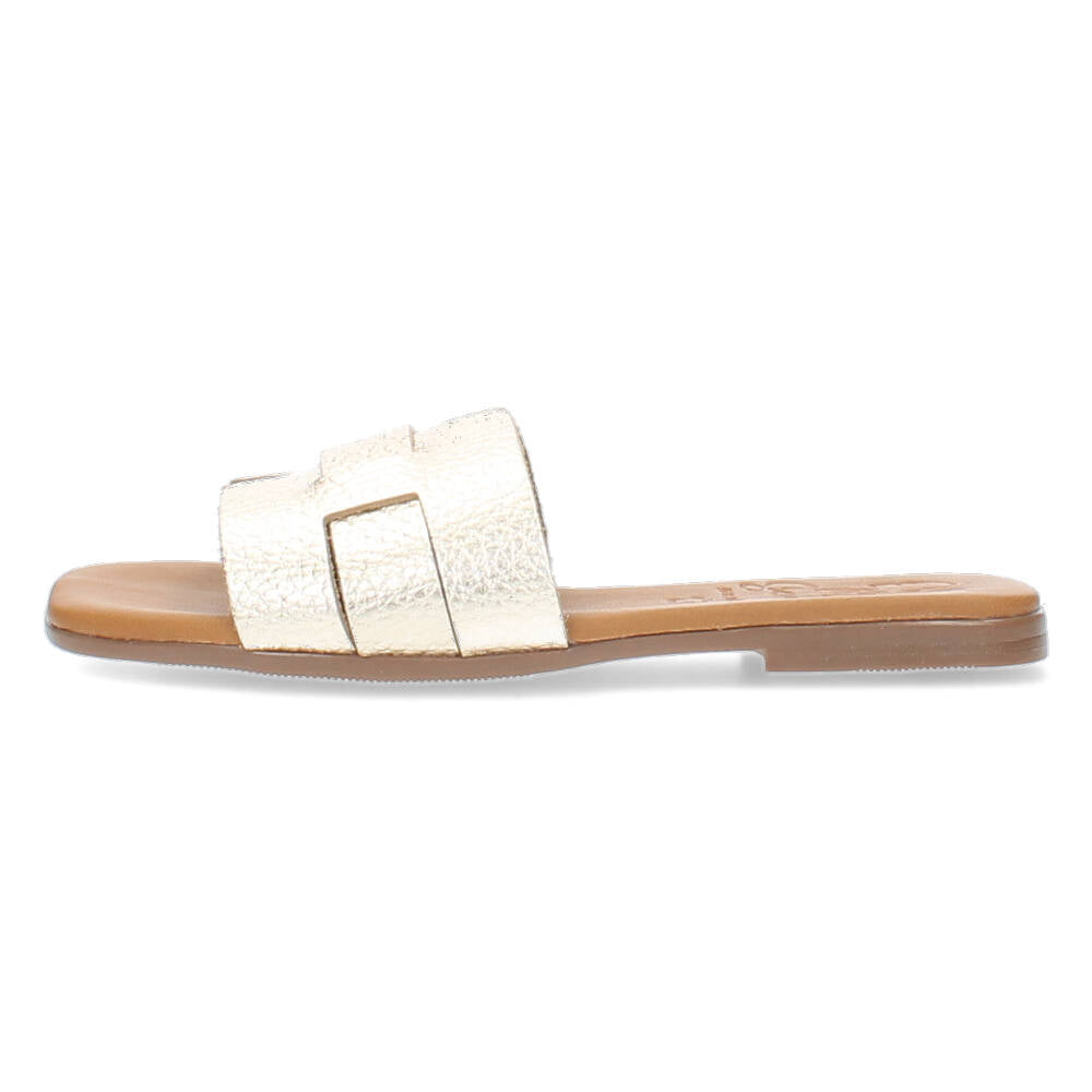 Metallic slippers