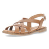 Cognac sandalen