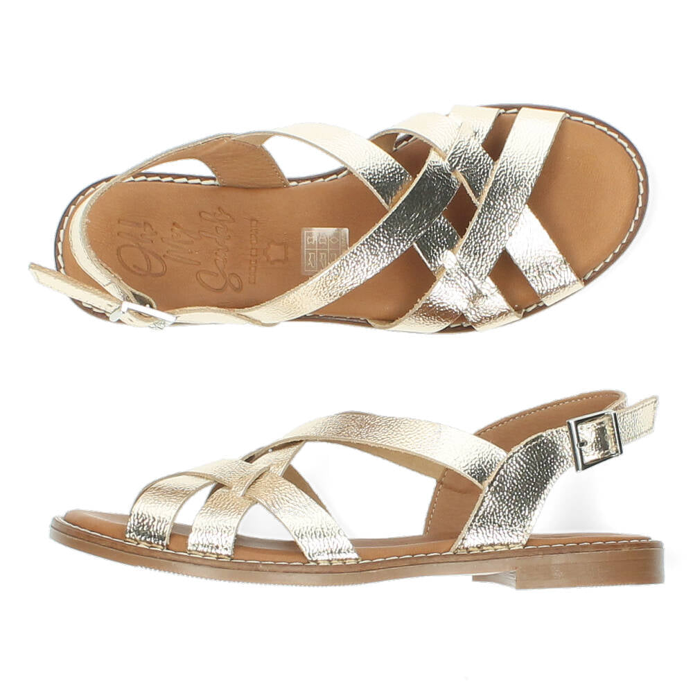 Metallic sandalen