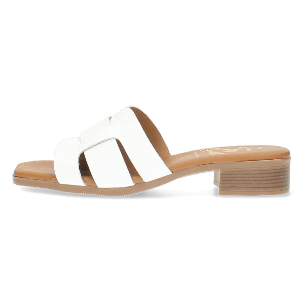 Witte slippers