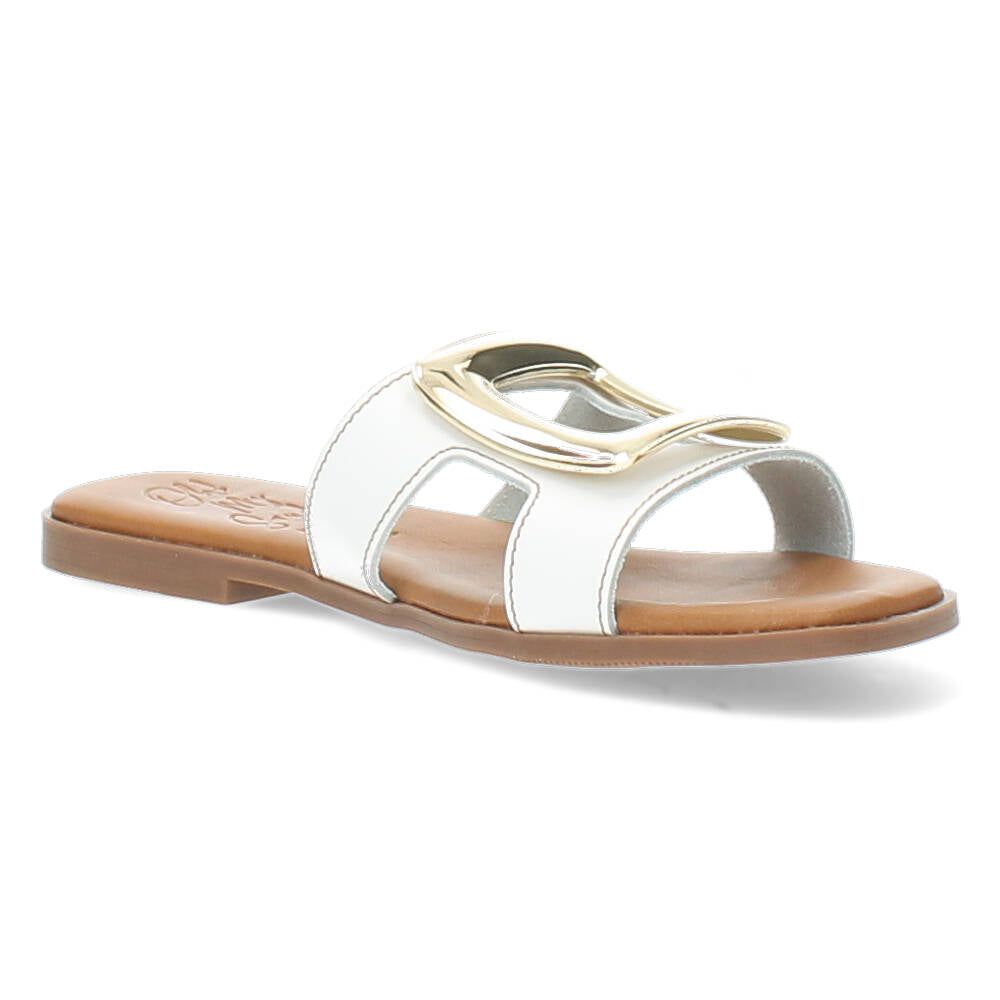 Witte slippers
