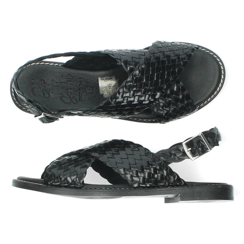 Zwarte sandalen