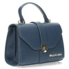 blauwe handtas