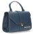 blauwe handtas
