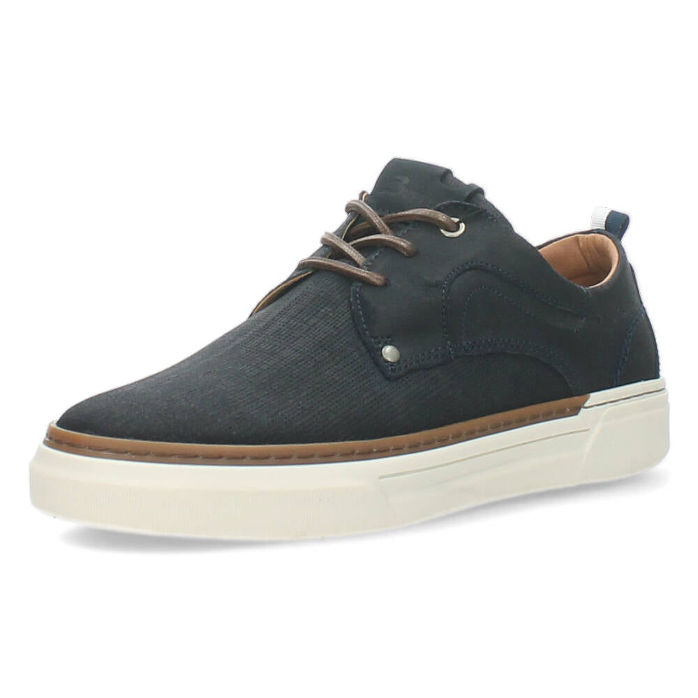 Blauwe veterschoenen