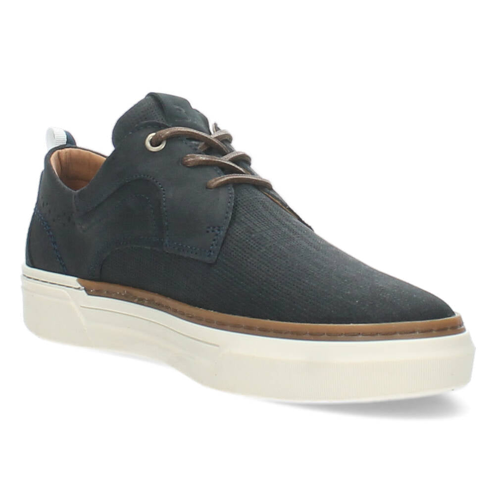 Blauwe veterschoenen