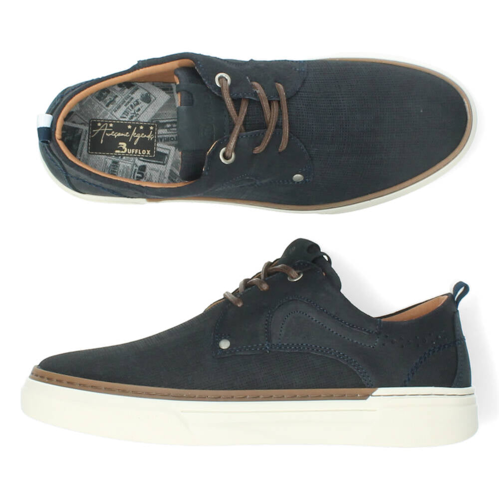 Blauwe veterschoenen