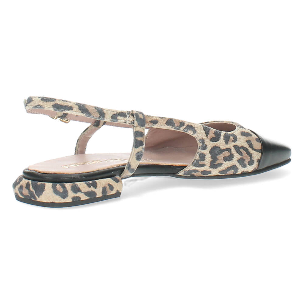 Luipaard slingbacks