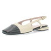 Beige slingbacks