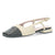 Beige slingbacks