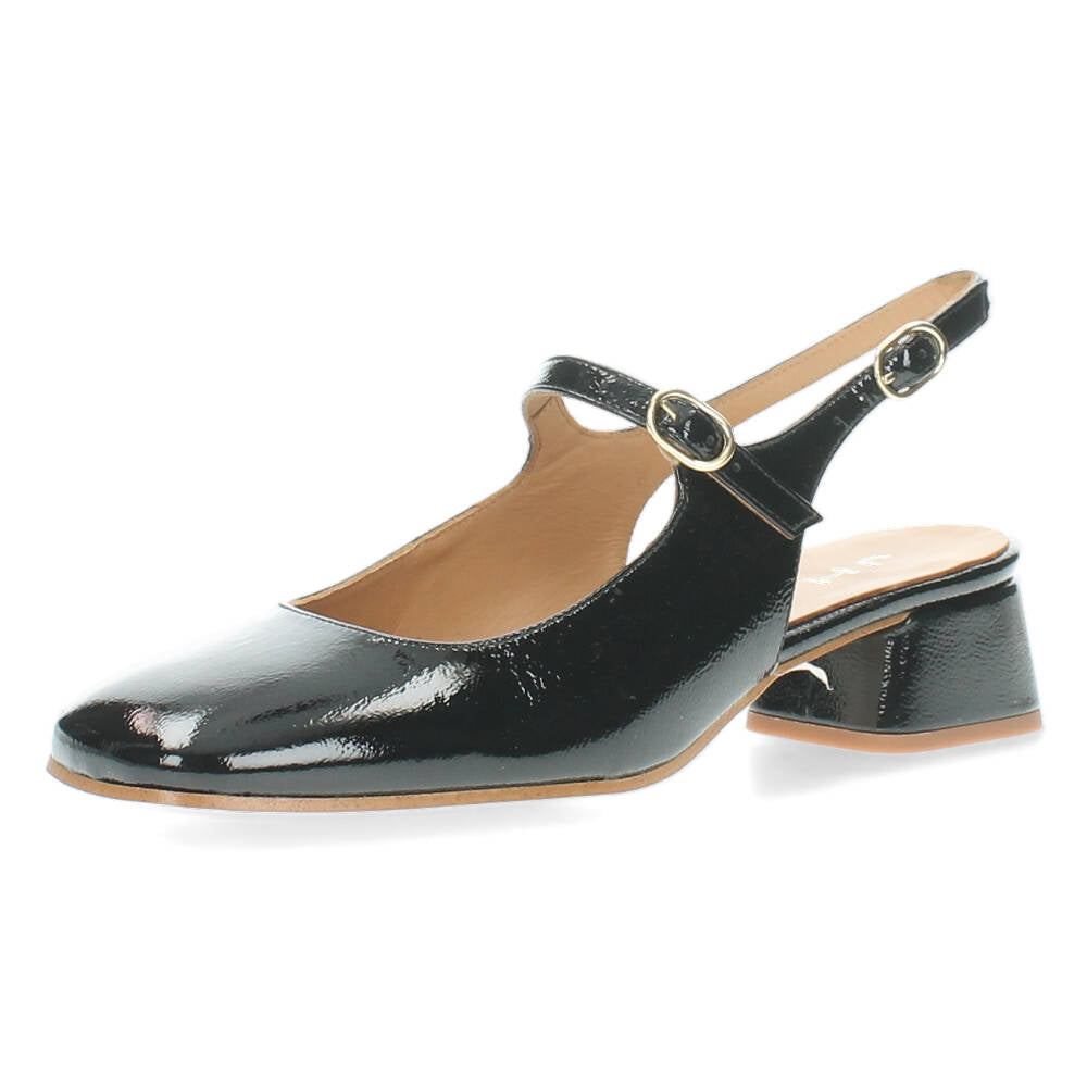 Zwarte slingbacks