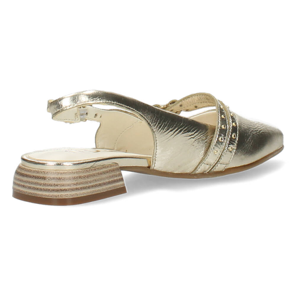 Gouden slingbacks