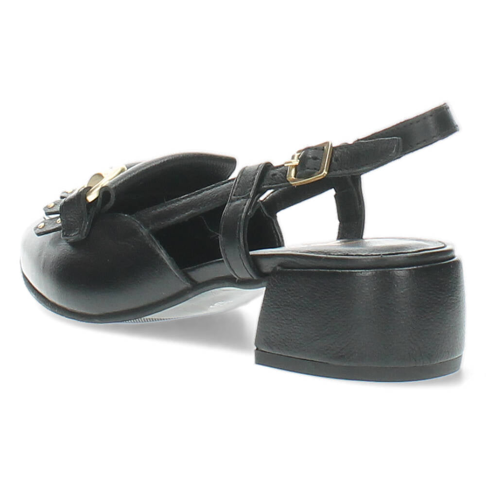 Zwarte slingbacks