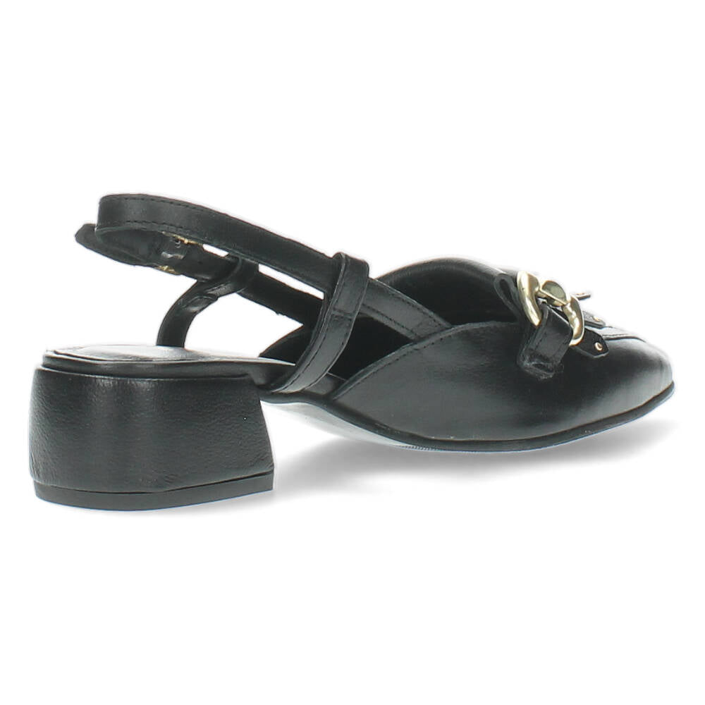 Zwarte slingbacks