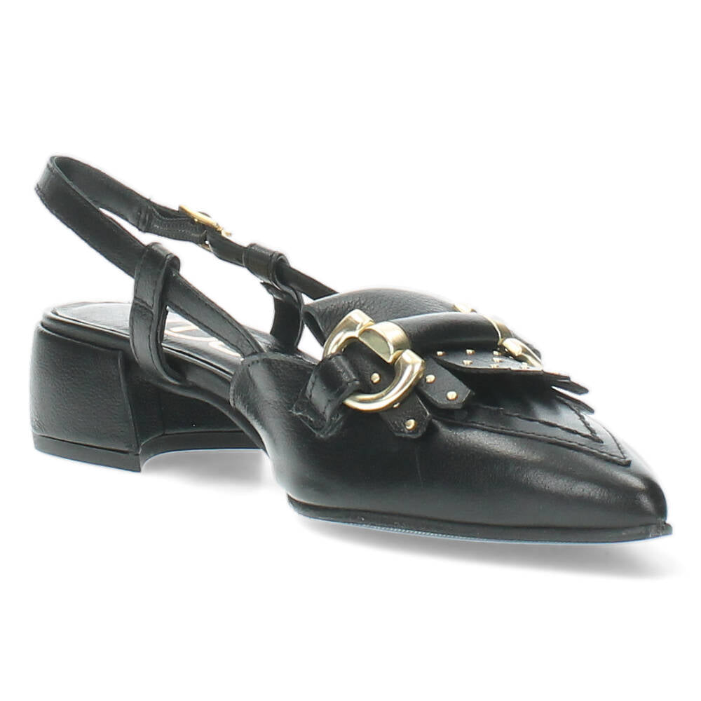 Zwarte slingbacks