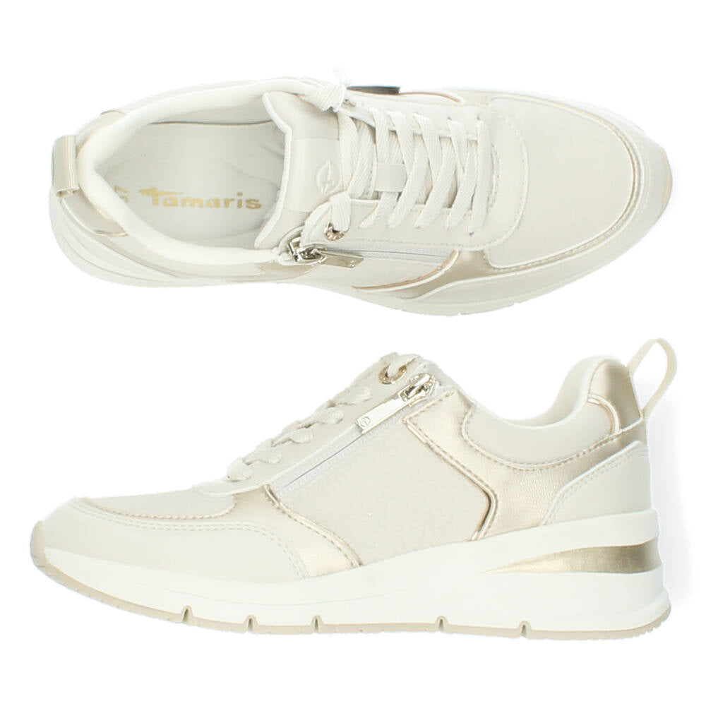 Beige sneakers