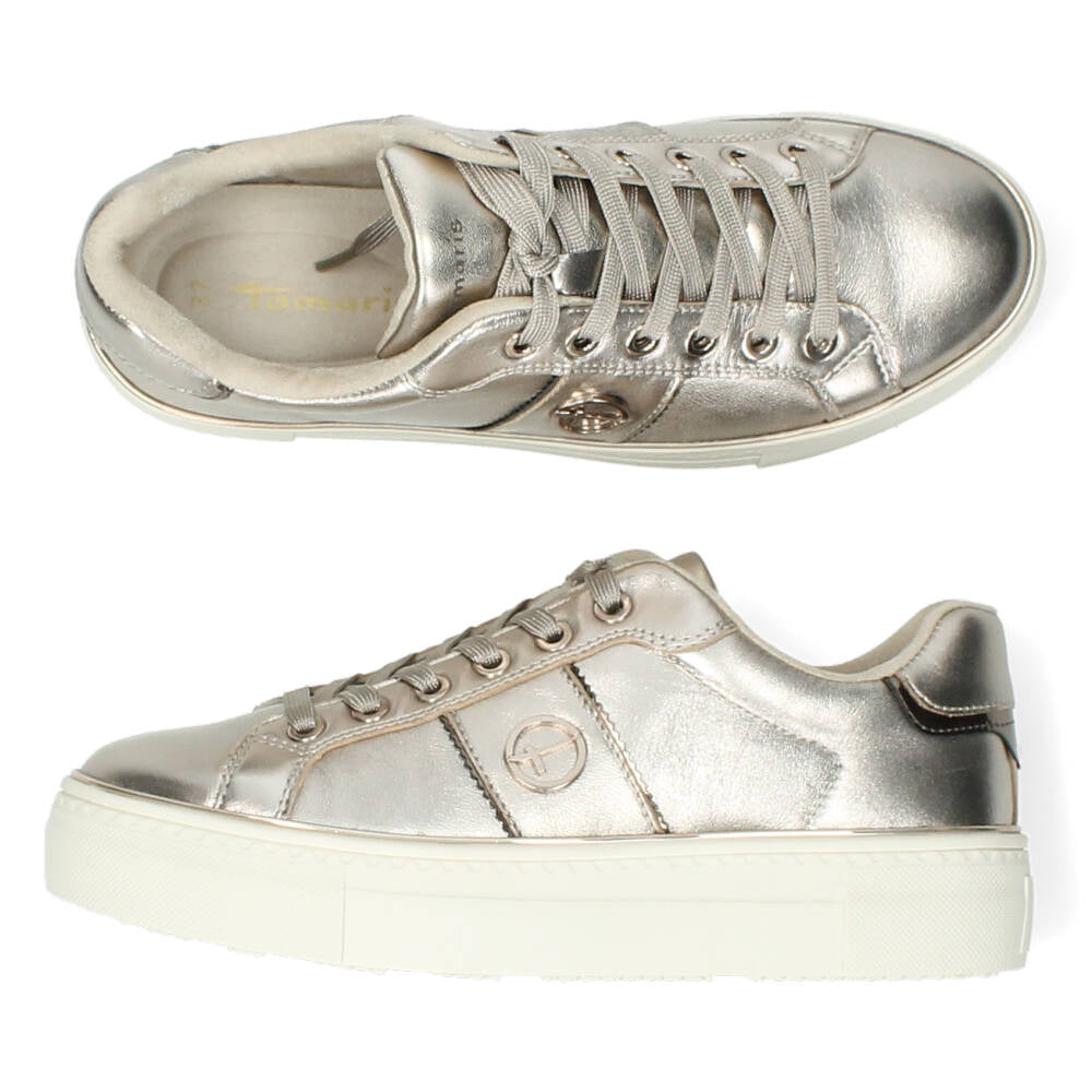 Metallic sneakers