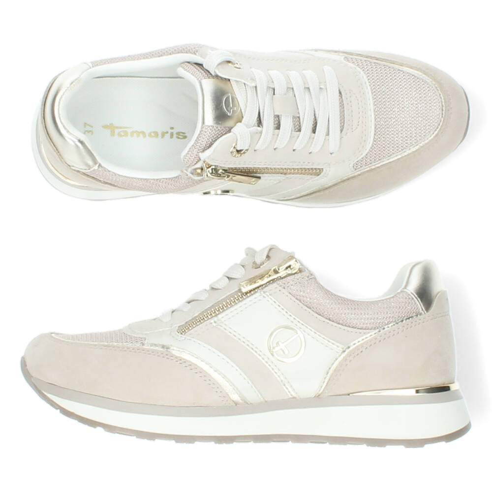 Beige sneakers
