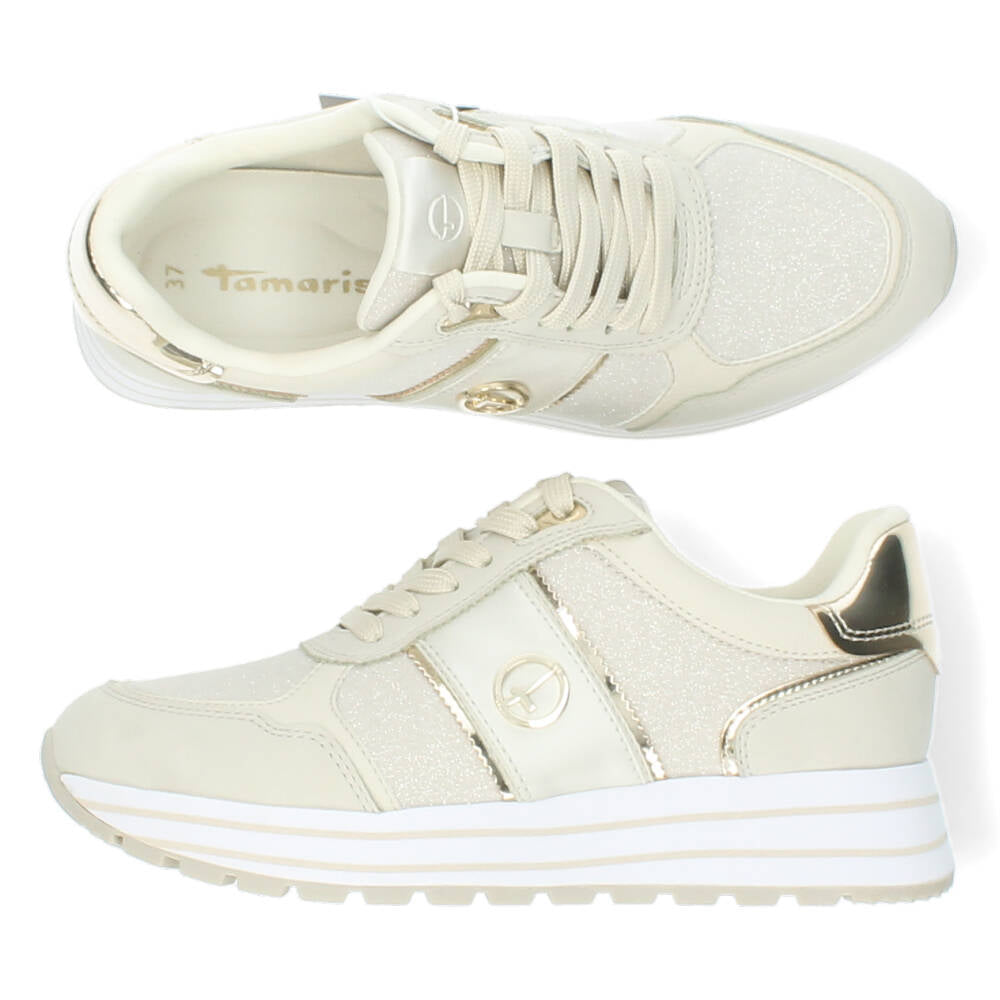 Beige sneakers